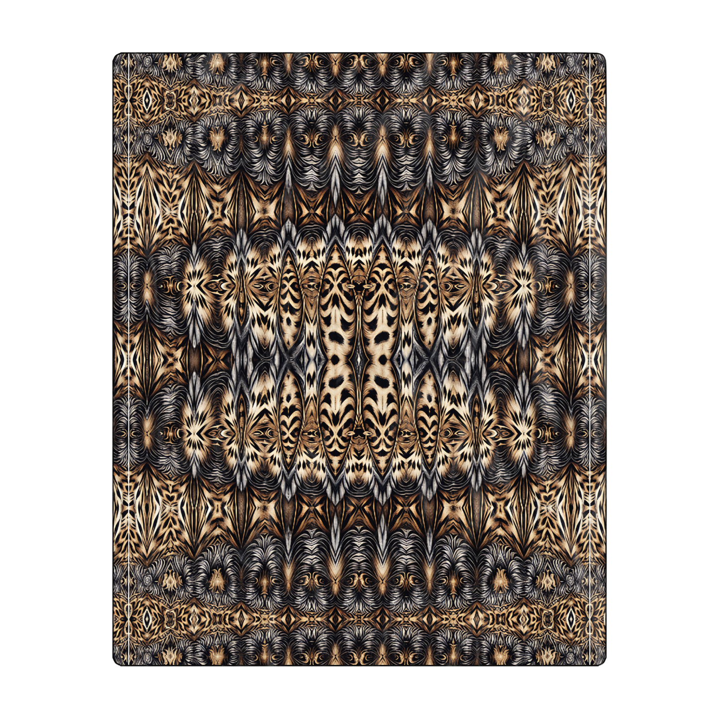 Leopard Trendy Geometric Pattern All-Over Print Freeform Beach Towel