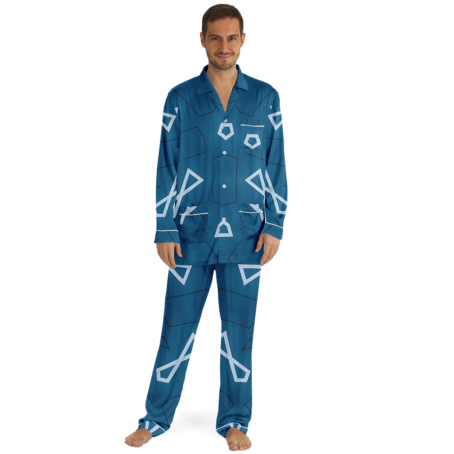 Men's Satin Pajamas