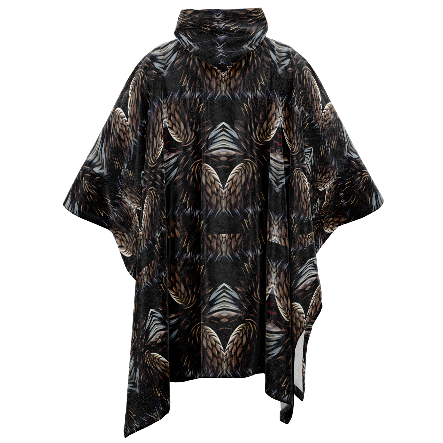 Women's Flannel Blanket Poncho
