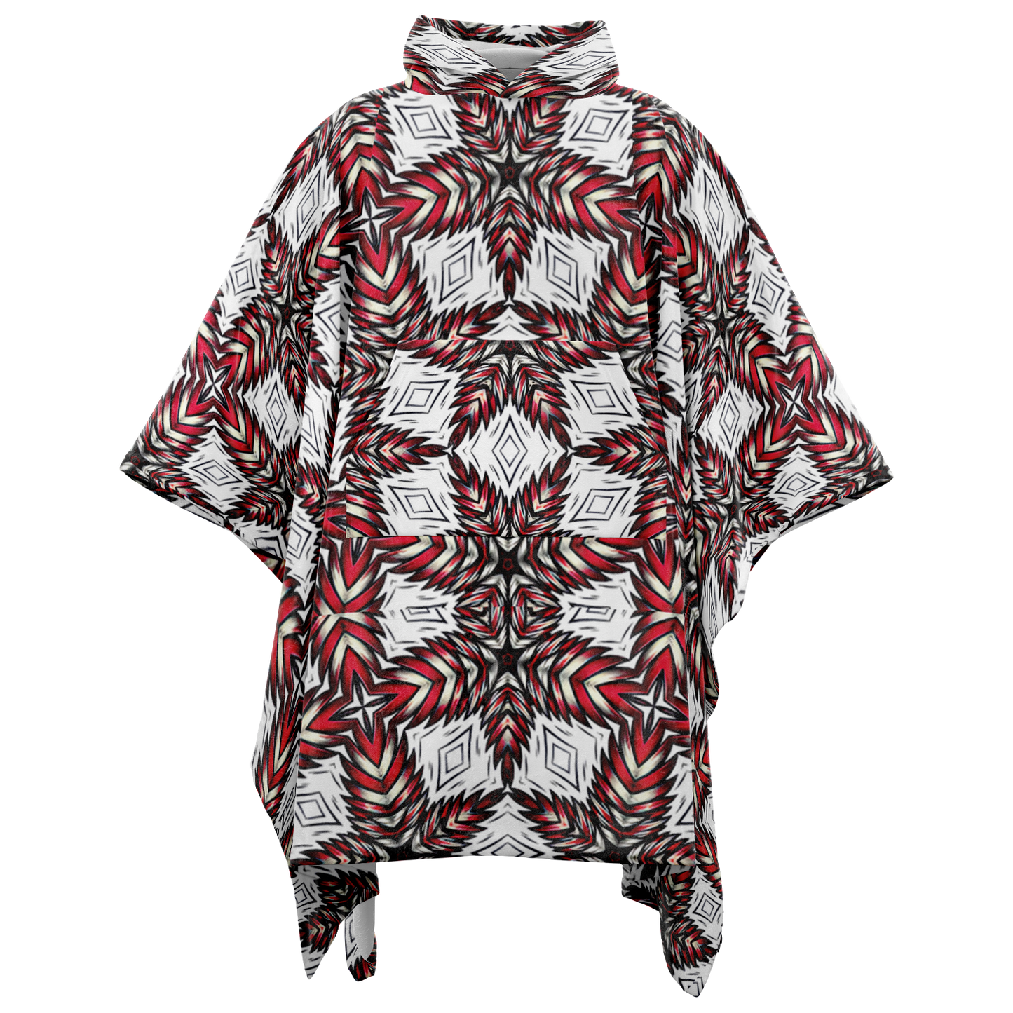 Men's Flannel Blanket Poncho