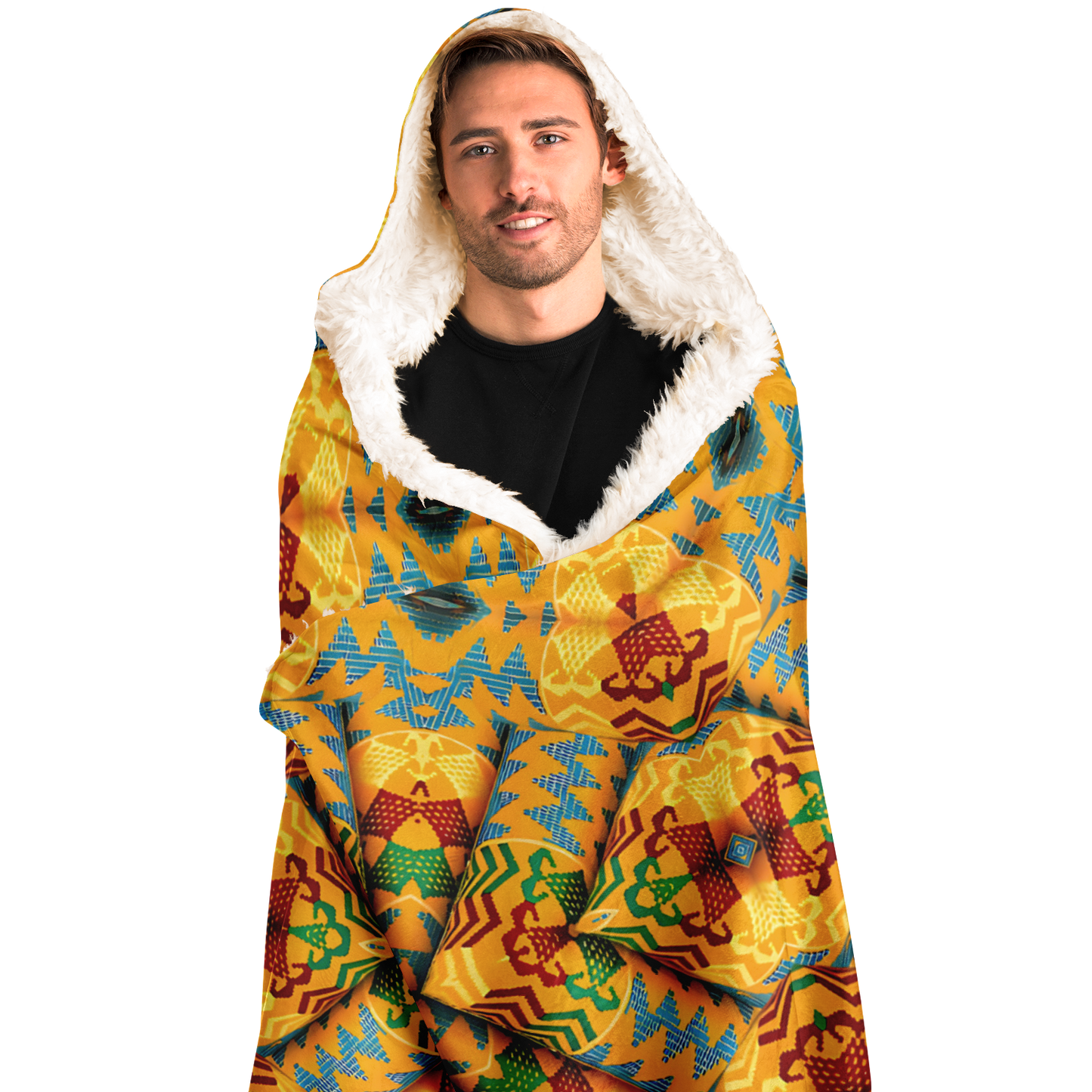 Men's Hooded Blanket Sherpa