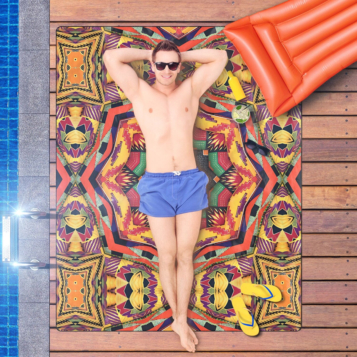 Freeform Beach Towel