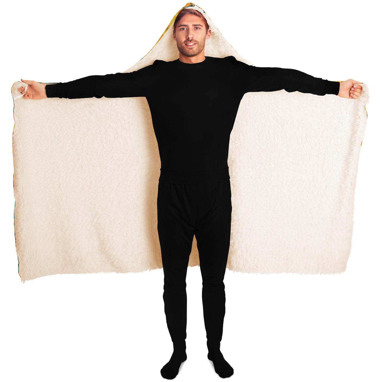 Men's Hooded Blanket Sherpa