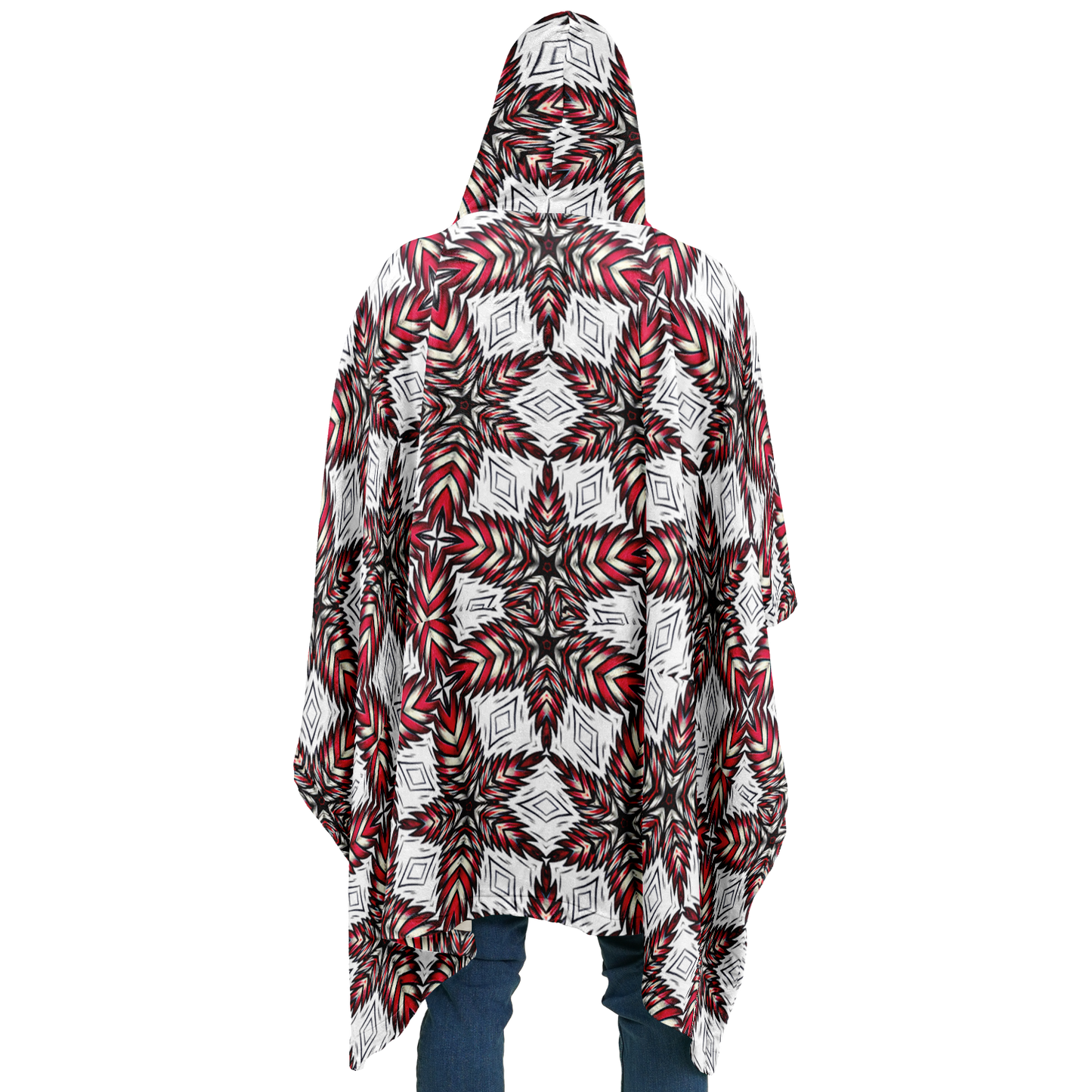 Men's Flannel Blanket Poncho