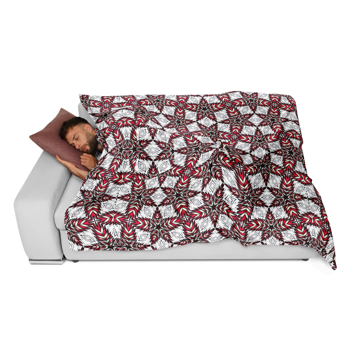 Men's Flannel Blanket Poncho