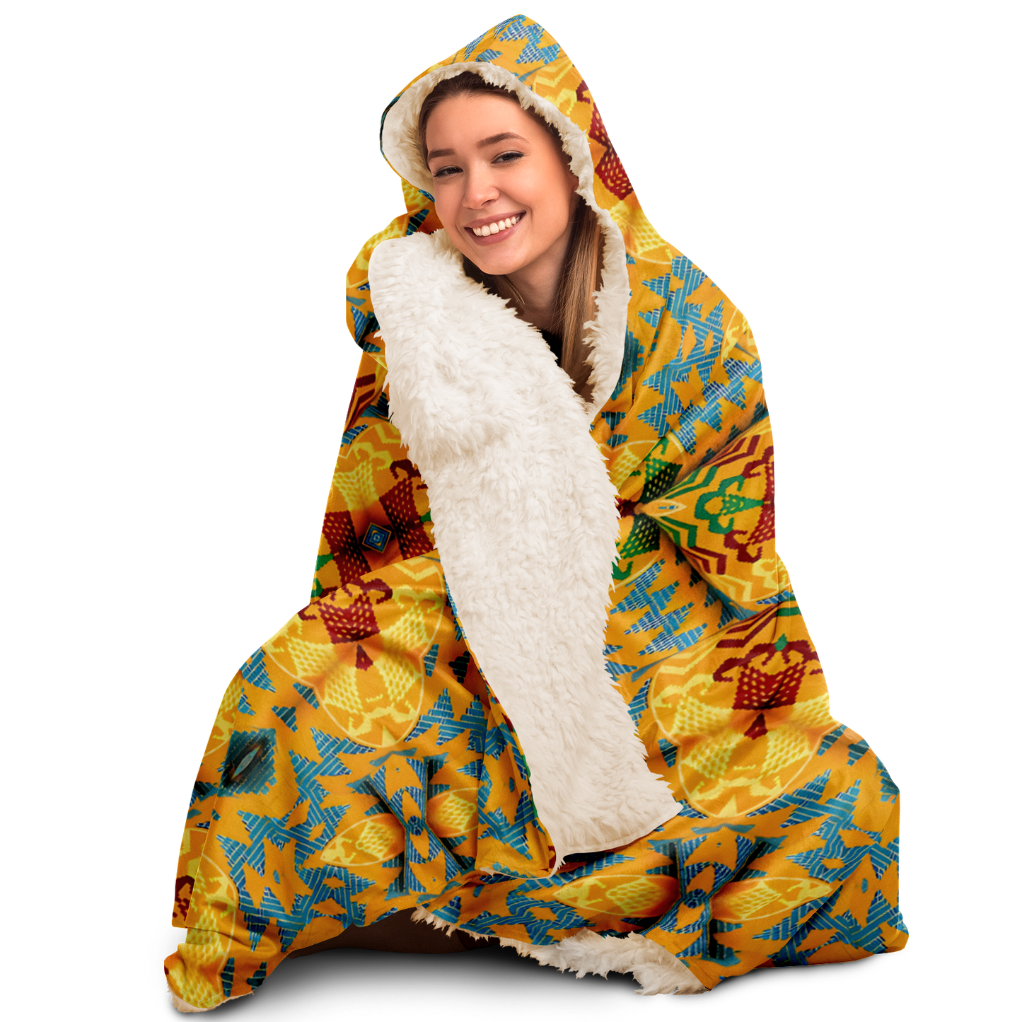 Women's Hooded Blanket Sherpa
