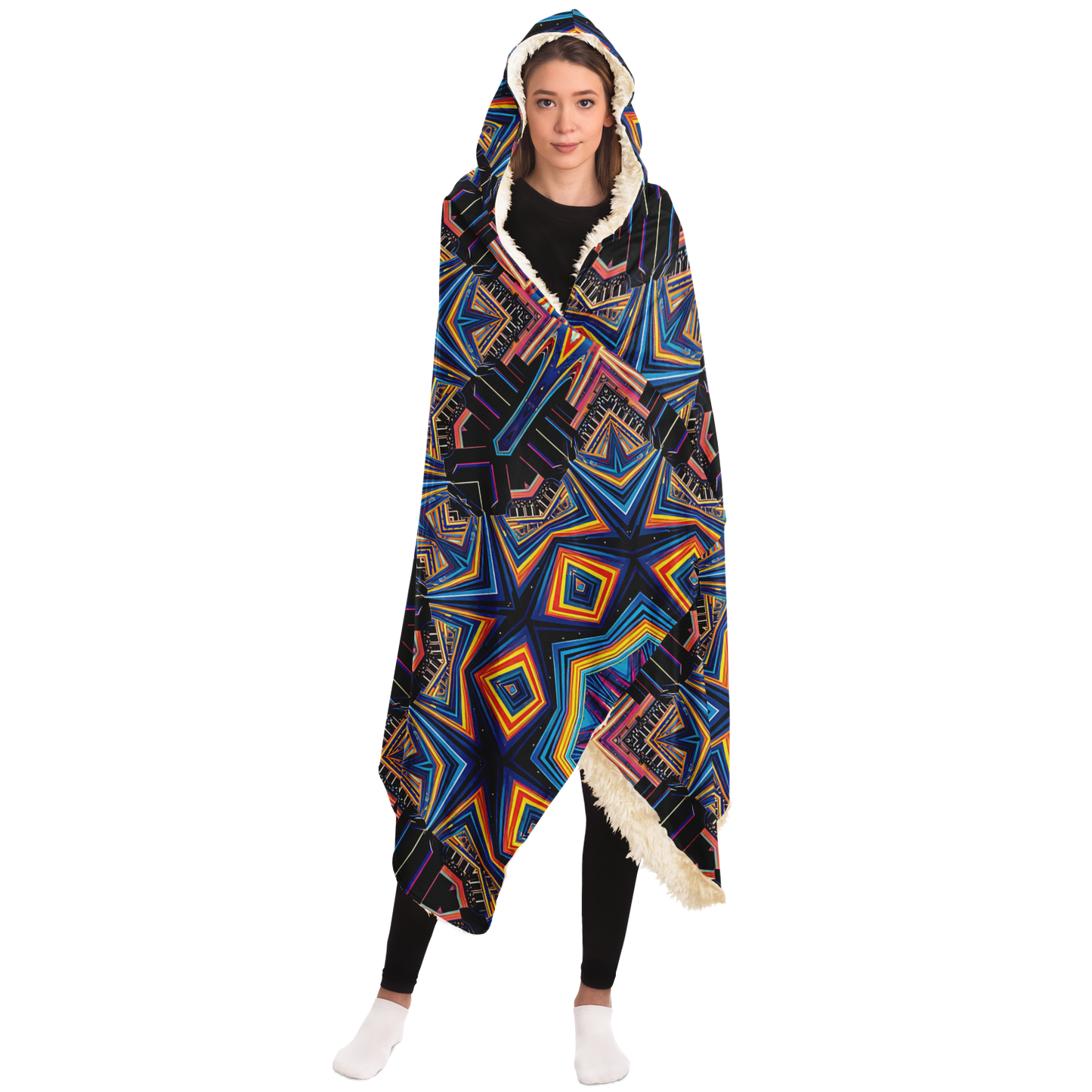 Women's Hooded Blanket Sherpa