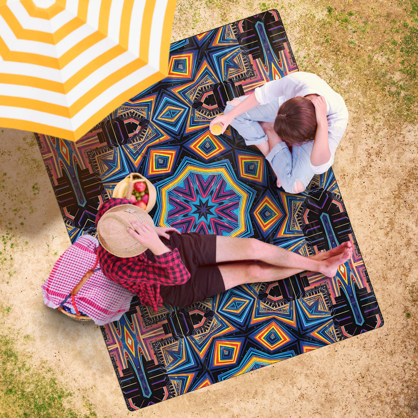 Beach - Freeform Beach Towel