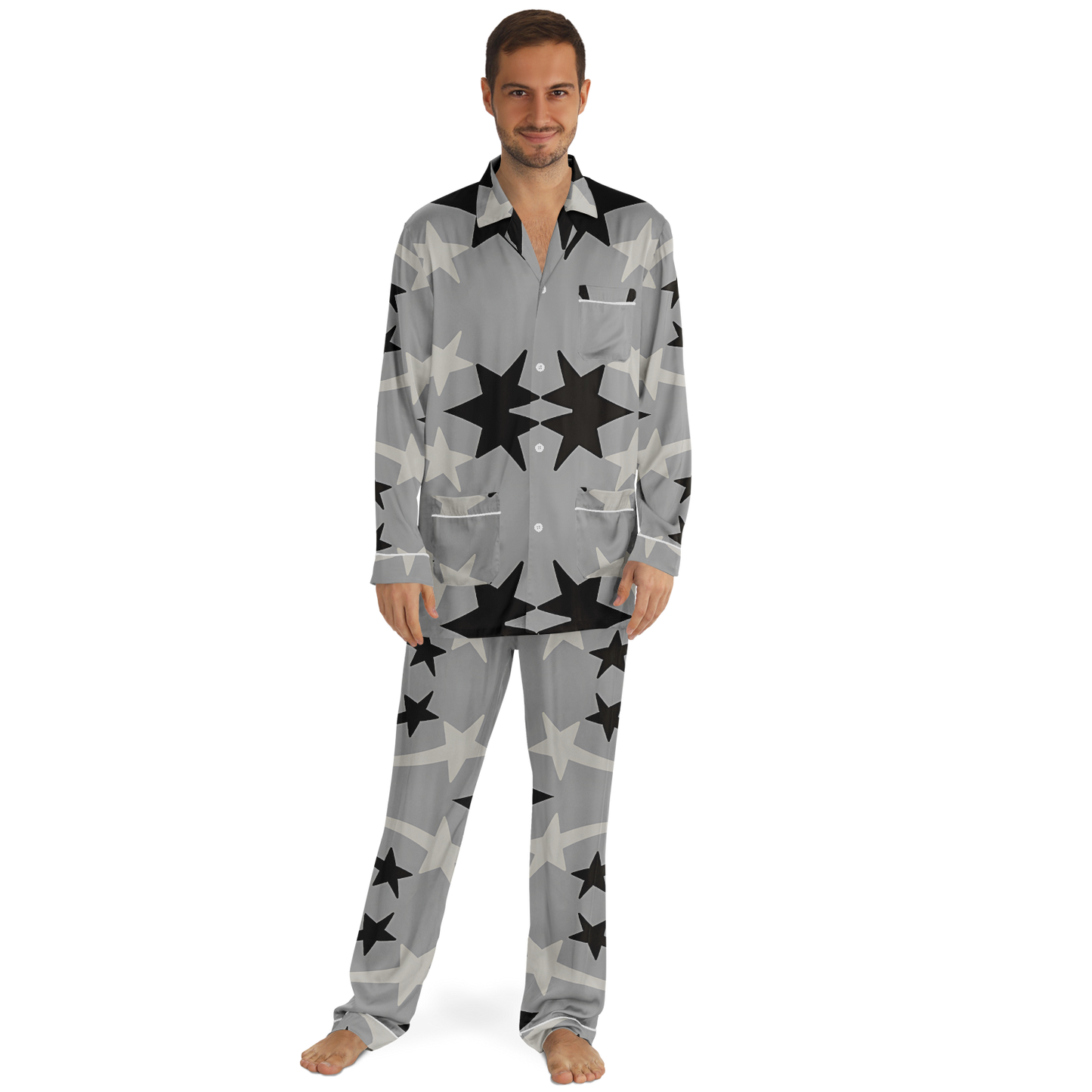 Men's Satin Pajamas