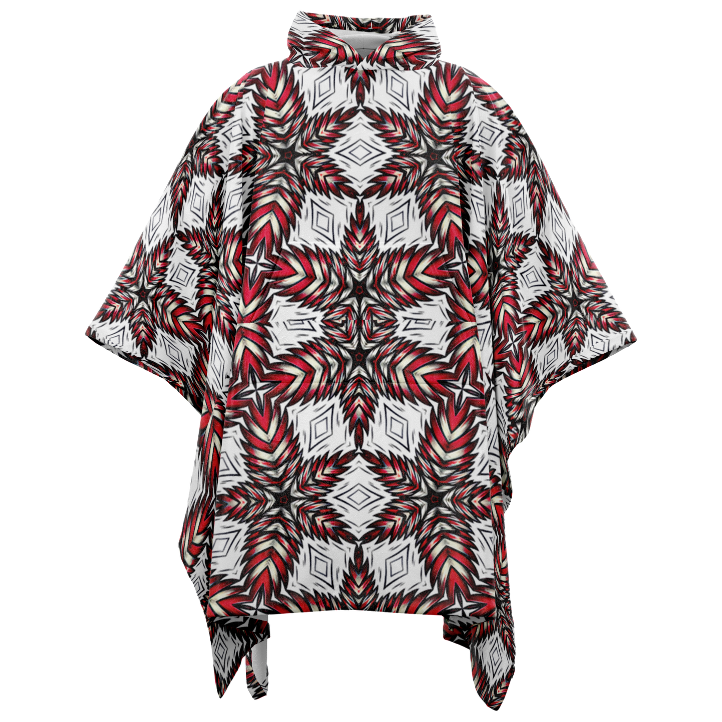 Women's Flannel Blanket Poncho