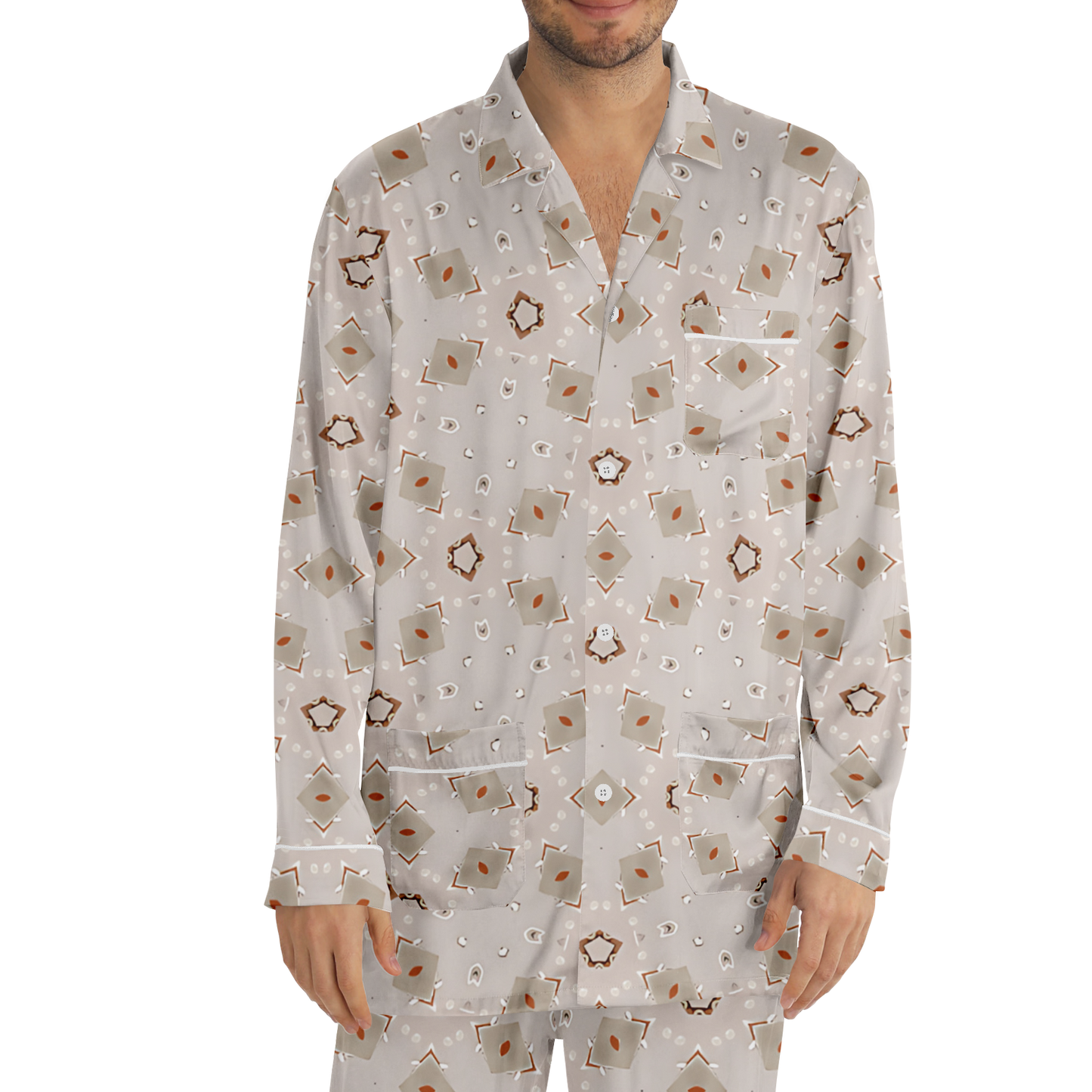 Men's Satin Pajamas