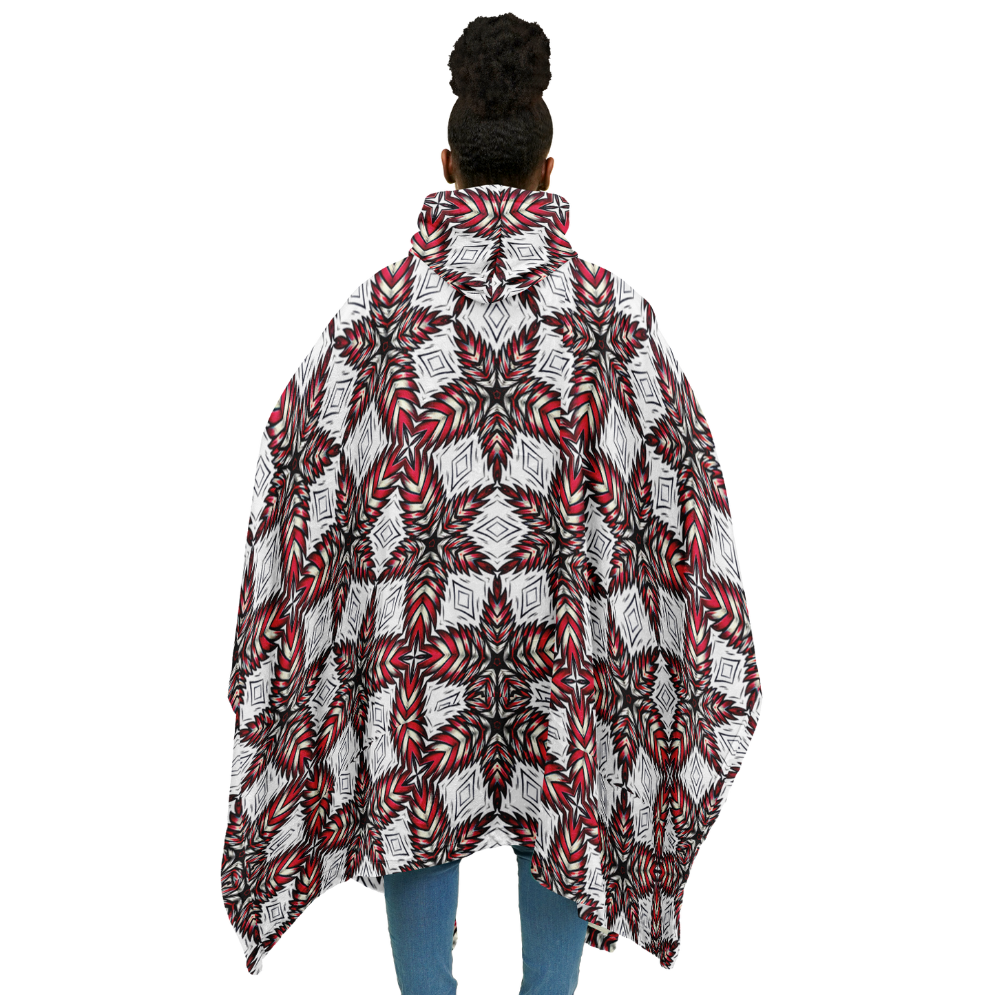 Women's Flannel Blanket Poncho