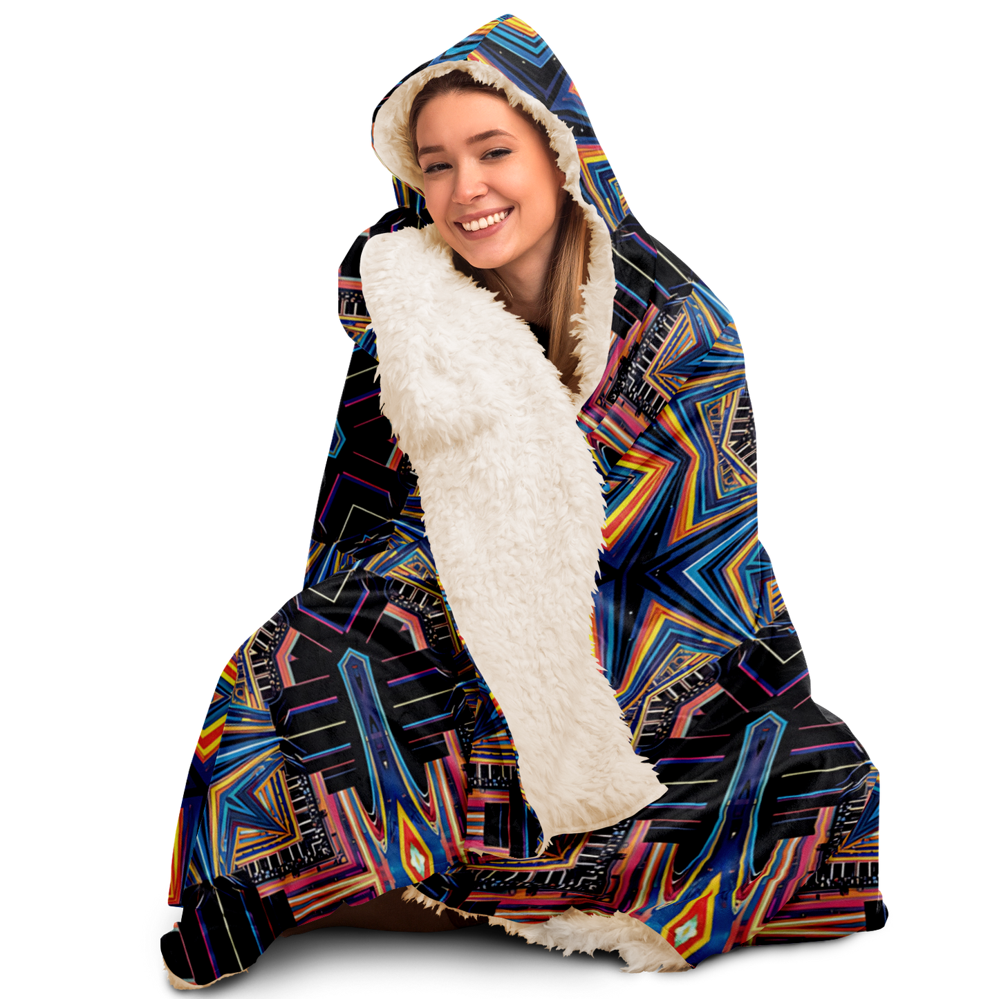 Women's Hooded Blanket Sherpa