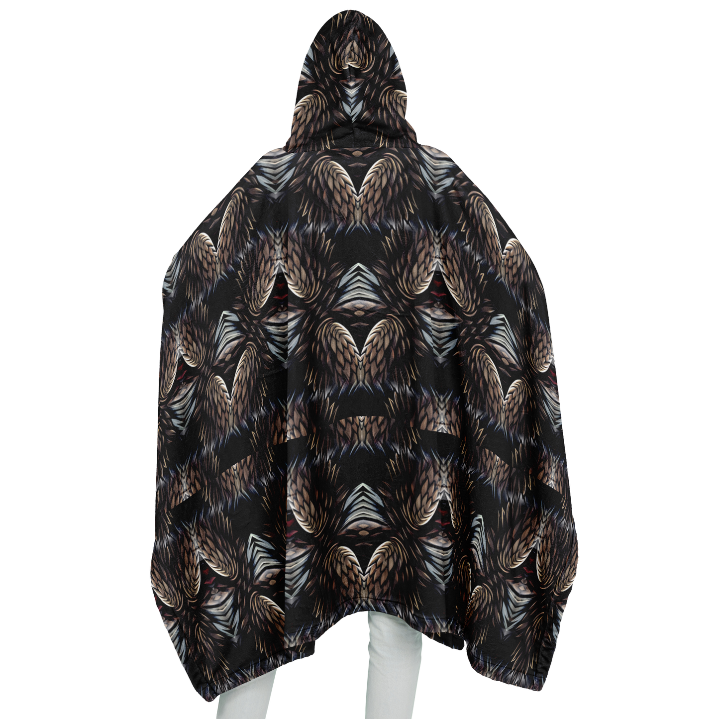 Women's Flannel Blanket Poncho