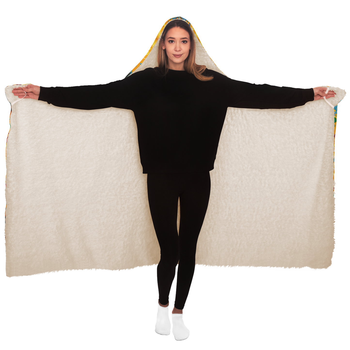 Women's Hooded Blanket Sherpa