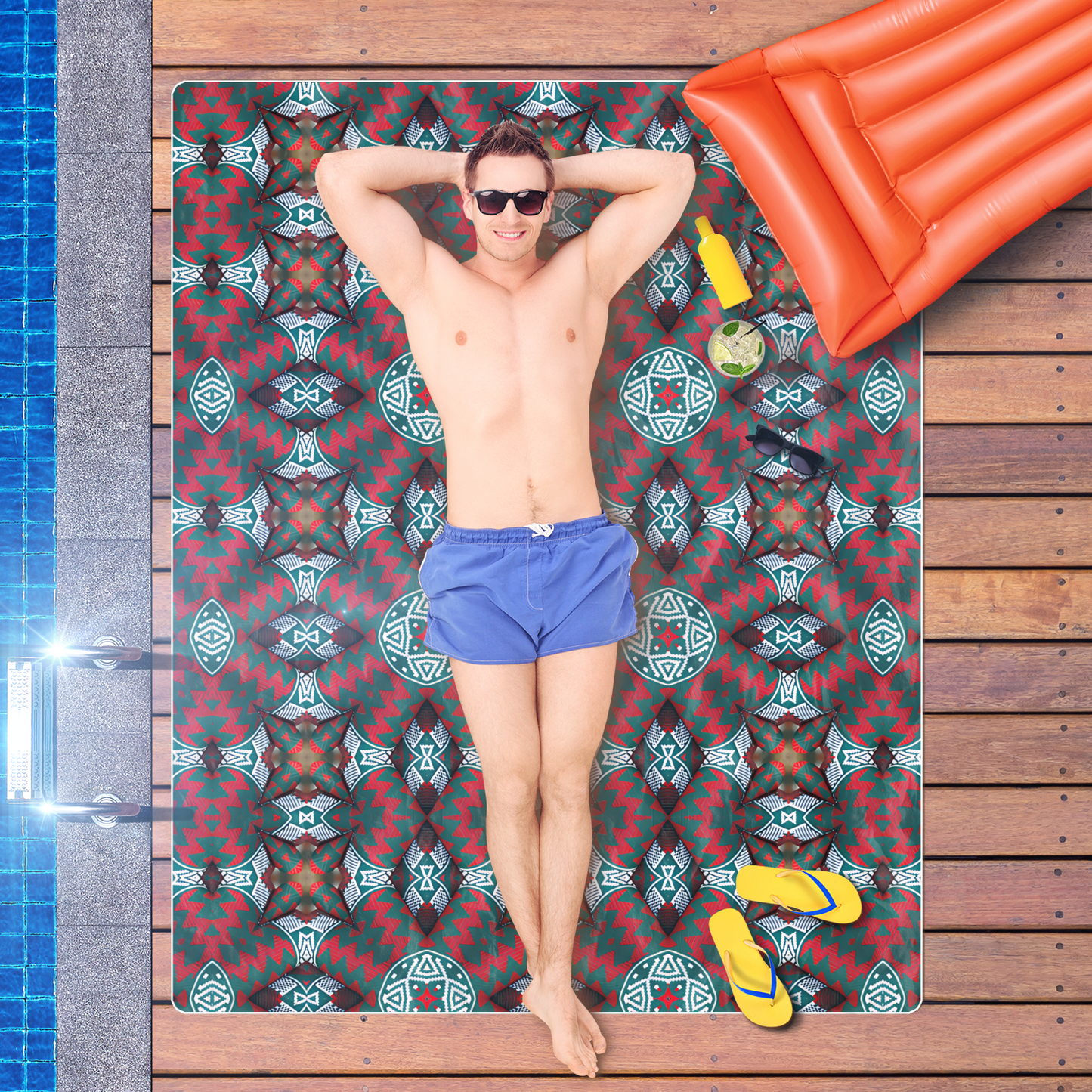 Freeform Beach Towel