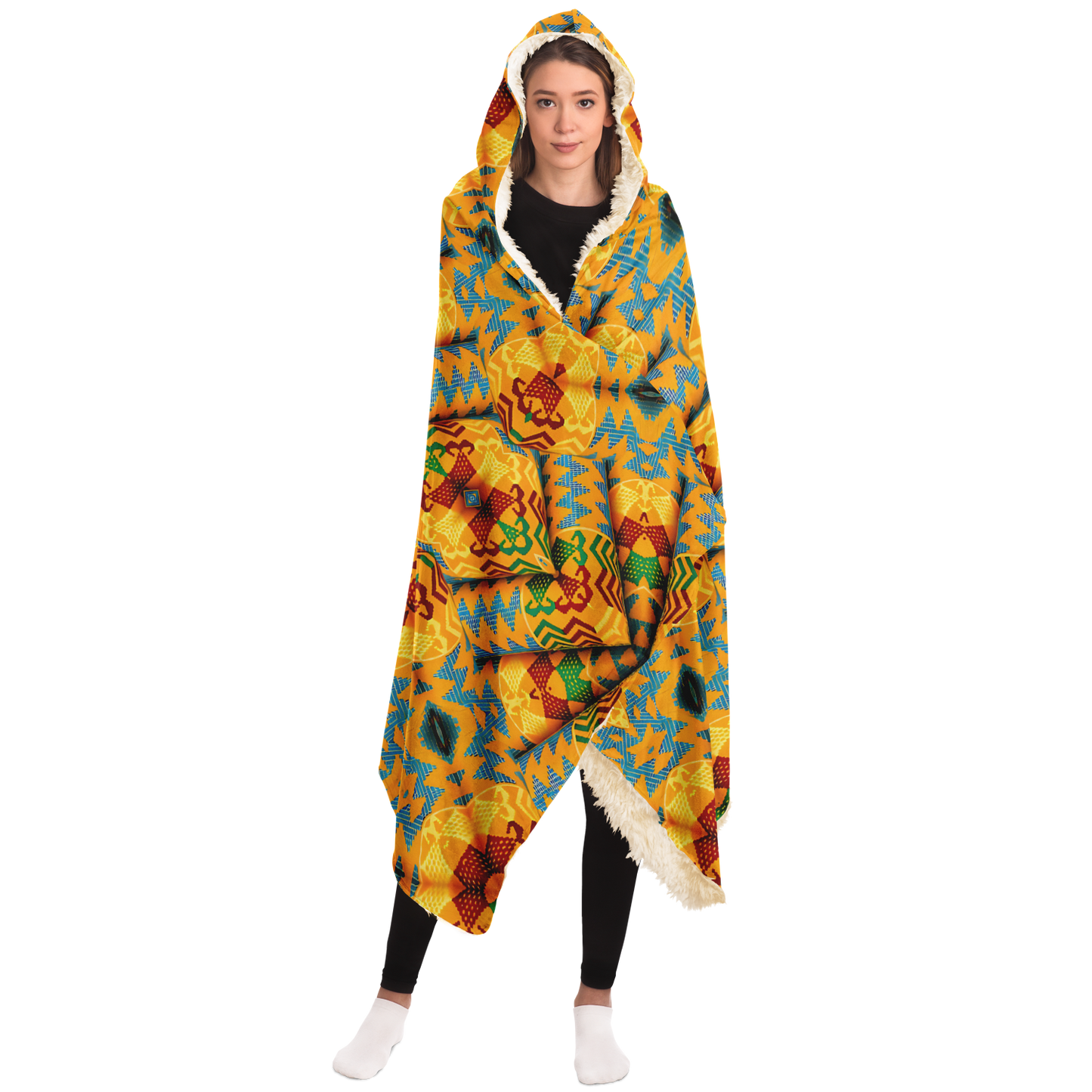 Women's Hooded Blanket Sherpa