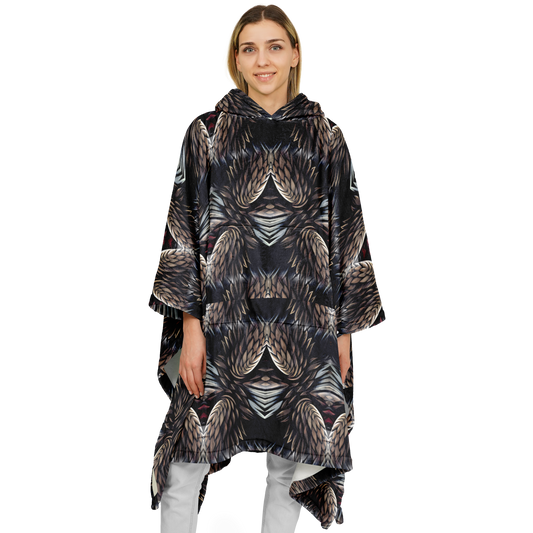 Women's Flannel Blanket Poncho