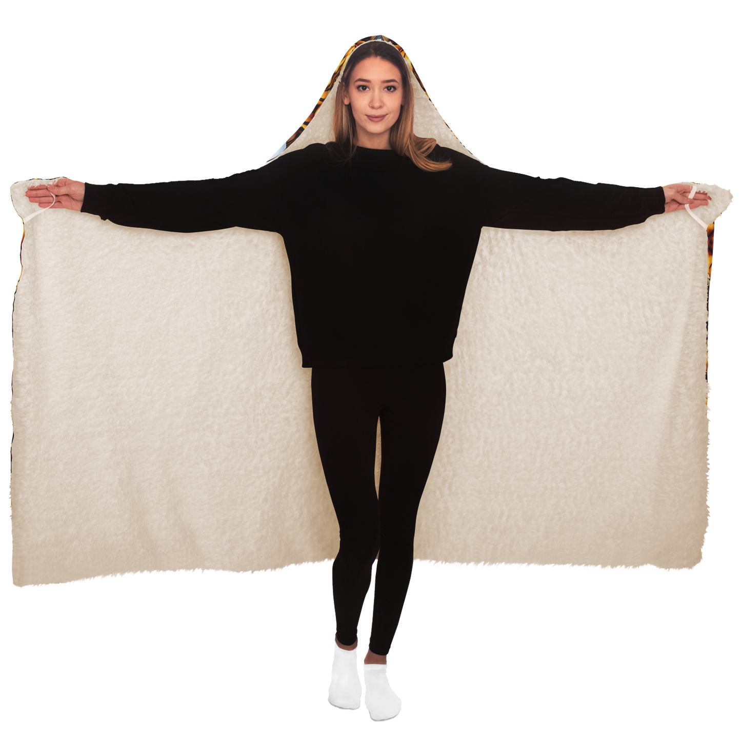 Women's Hooded Blanket Sherpa