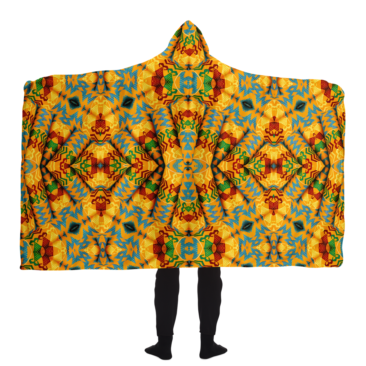 Men's Hooded Blanket Micro Fleece