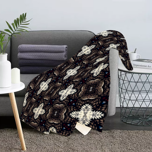 Blankets-Custom Cozy Polar Fleece Short Plush Blankets 50" × 60"