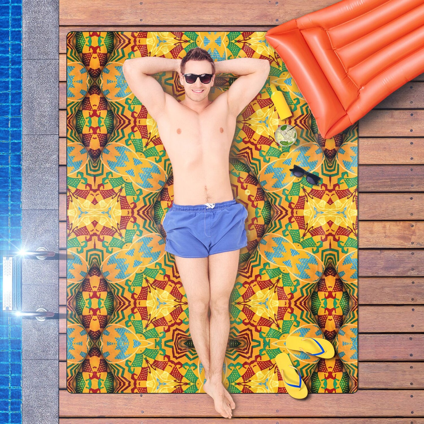 Polyester Freeform Beach Towel