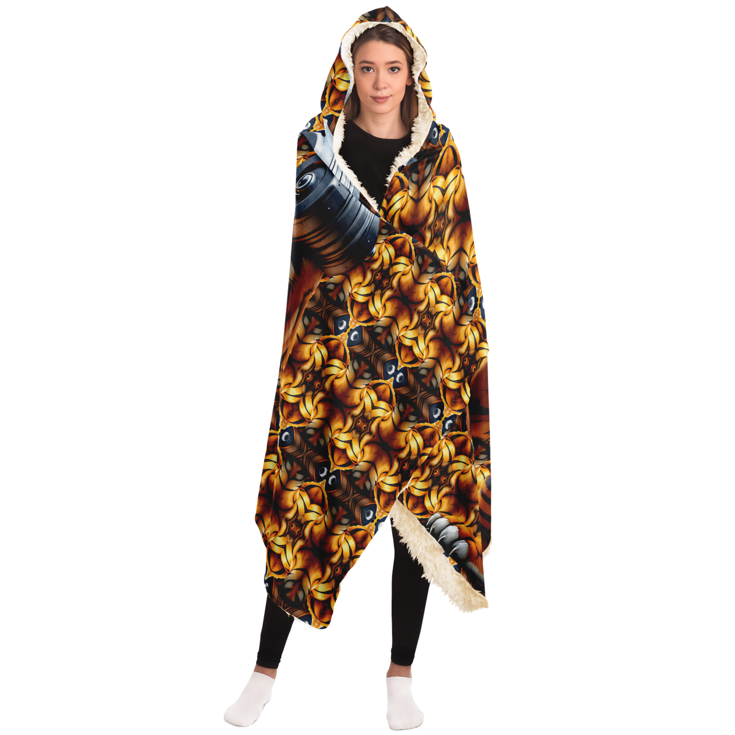 Women's Hooded Blanket Sherpa