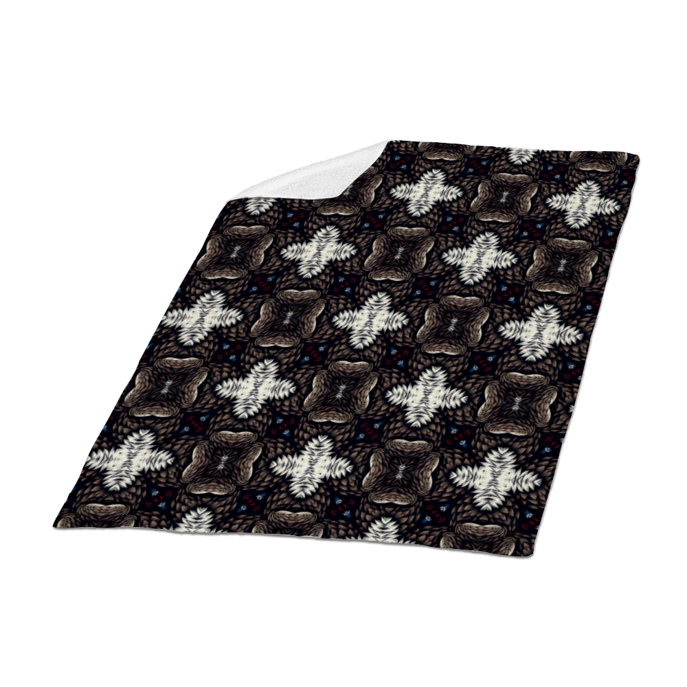 Blankets-Custom Cozy Polar Fleece Short Plush Blankets 50" × 60"