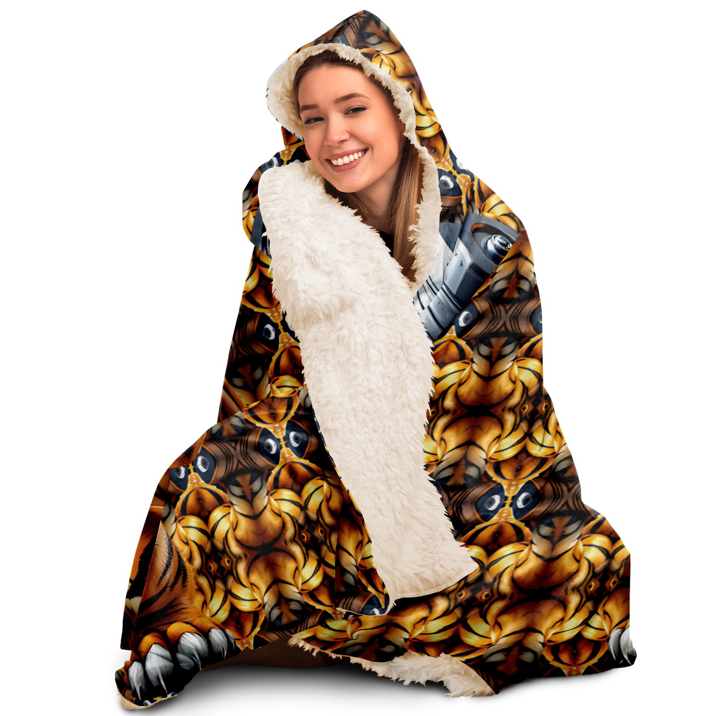 Women's Hooded Blanket Sherpa